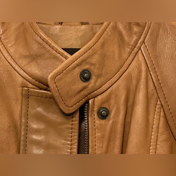 Danier Brown Leather Jacket - Picture 5 of 5